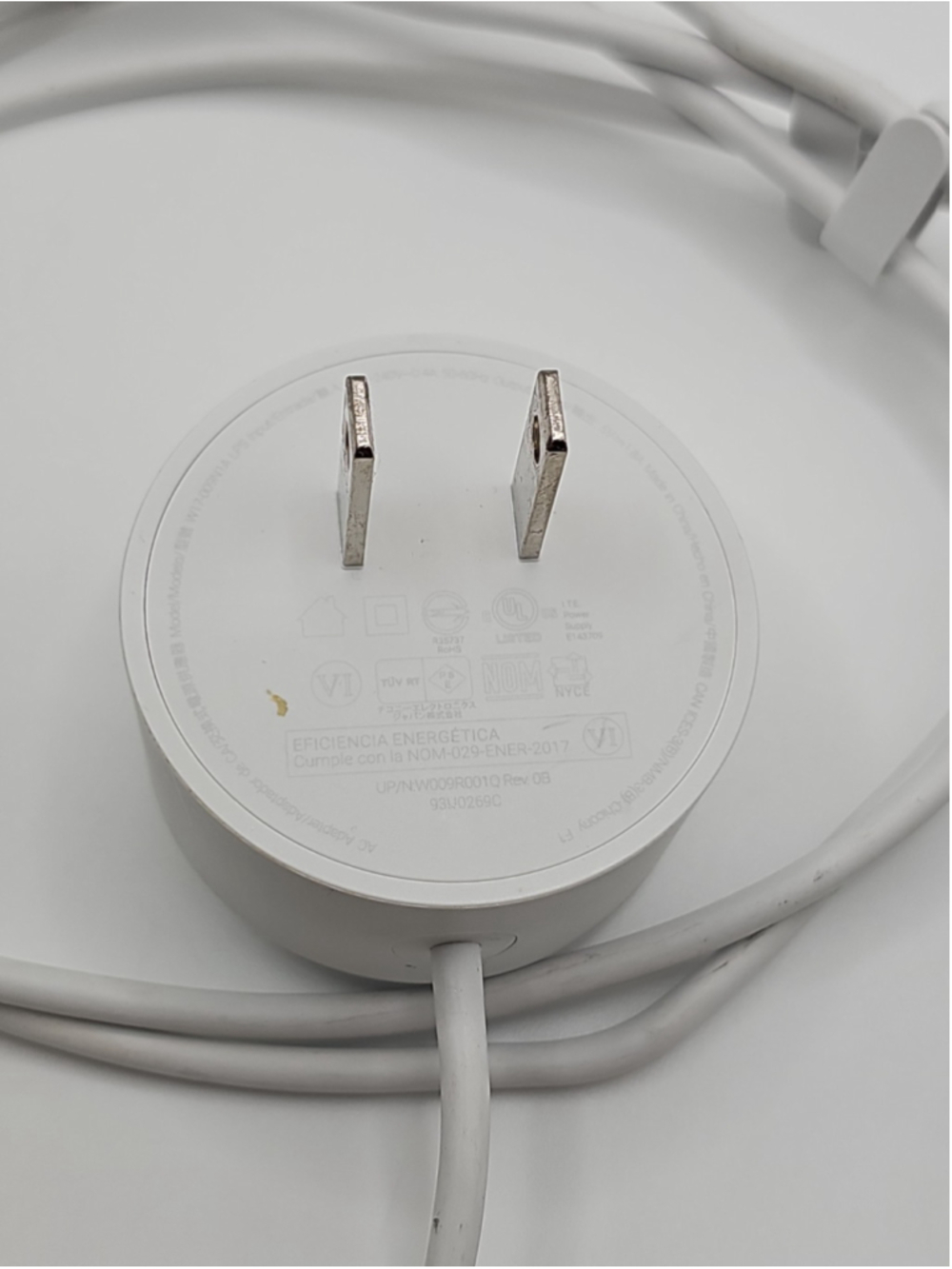 Google Home HOA Mini Smart Bluetooth Speaker With Power Adapter Tested & Working - Picture 7 of 7